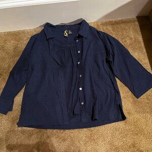 Sportelle 3/4 sleeve shirt with matching tank top